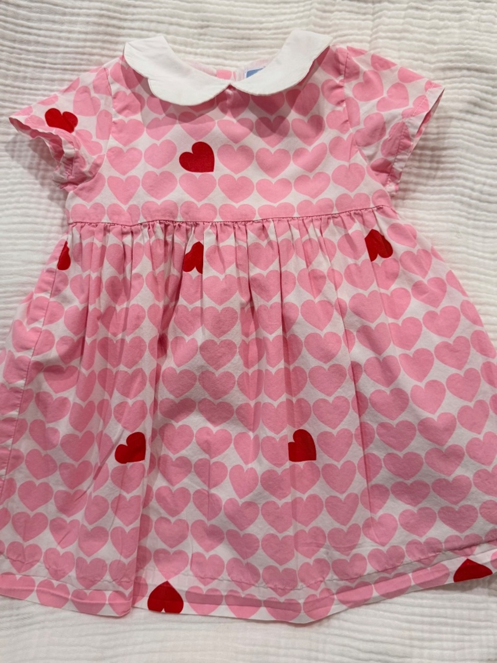 Jacadi Pink Heart Dress 3T